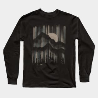 A Wolf in the Night... Long Sleeve T-Shirt